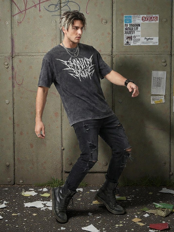 Anime Washed Graphic Tee
