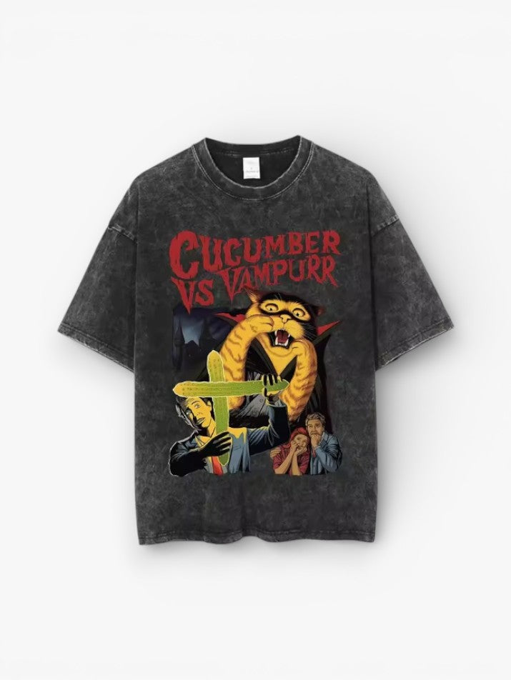 Washed Vampire Graphic Tee