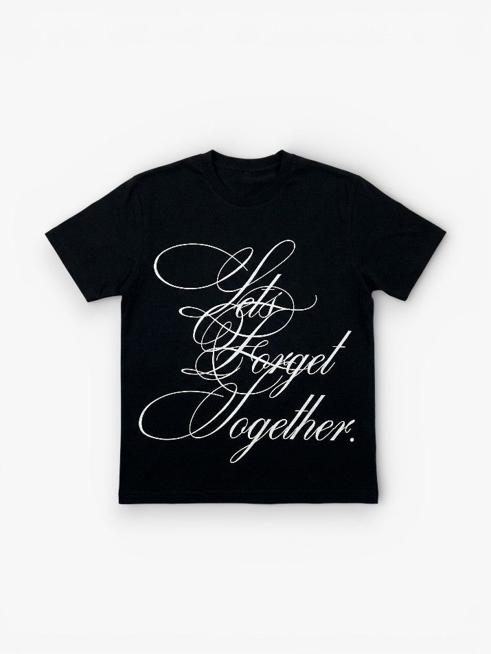 Letter Print Oversized Tee