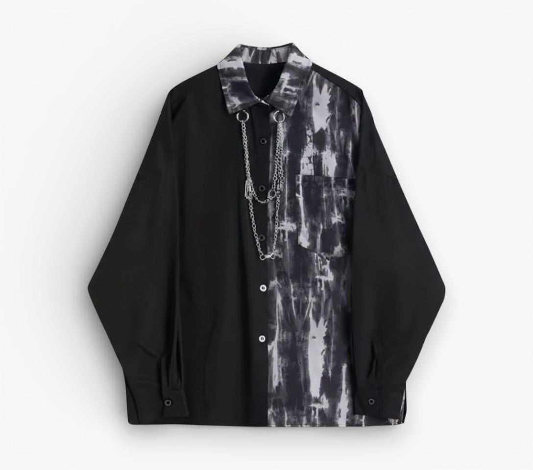 Tie-Dye Chain Shirt