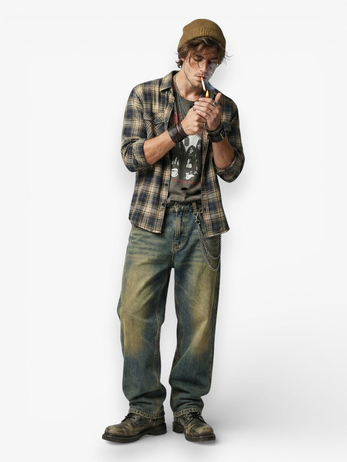 Retro Wide-Leg Jeans