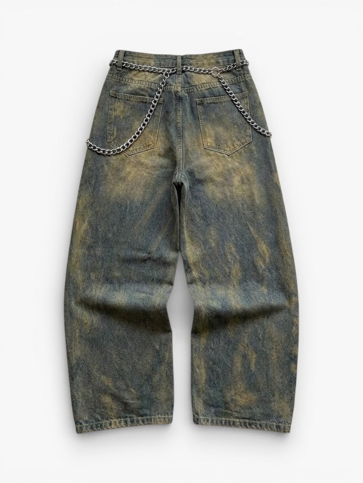 Retro Wide-Leg Jeans