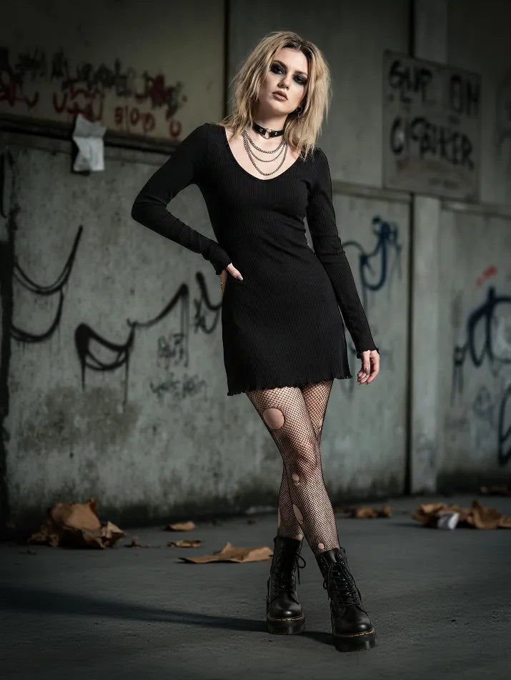 Ruched Bodycon Mini Dress