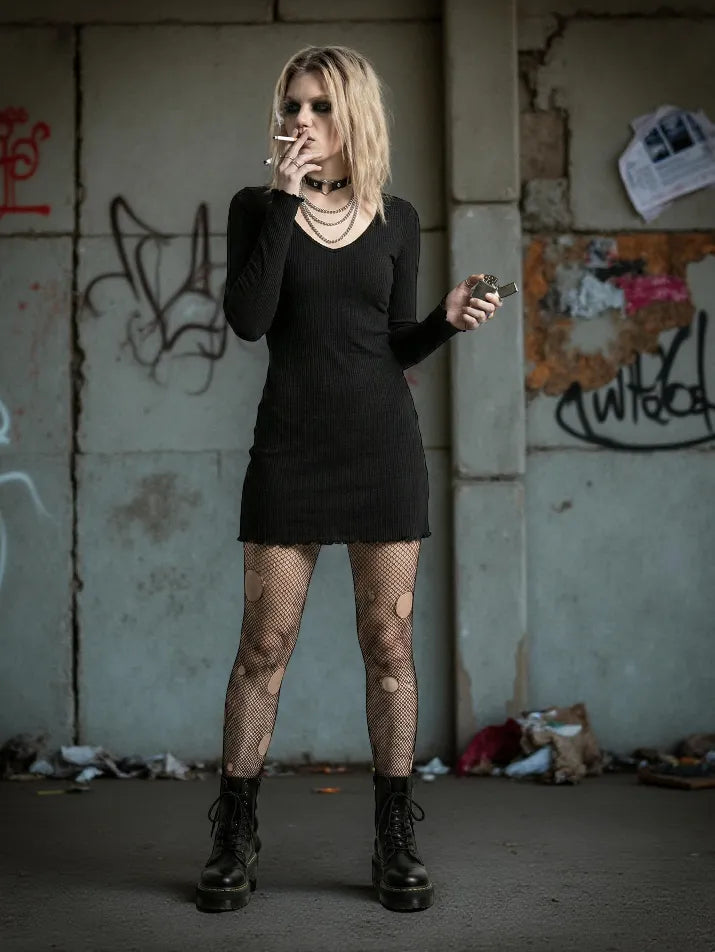 Ruched Bodycon Mini Dress