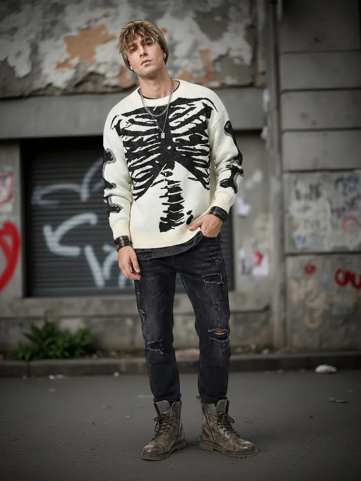 Embroidered Knit Pullover