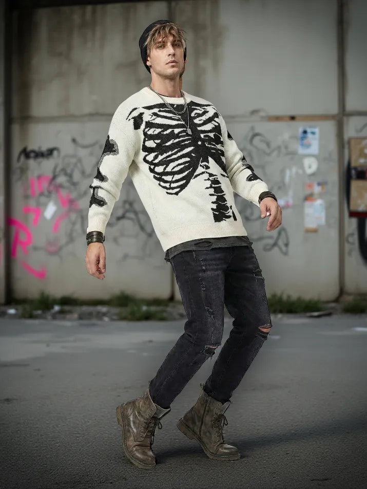 Embroidered Knit Pullover