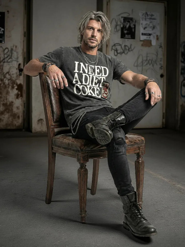 Vintage Washed Soda Logo Tee