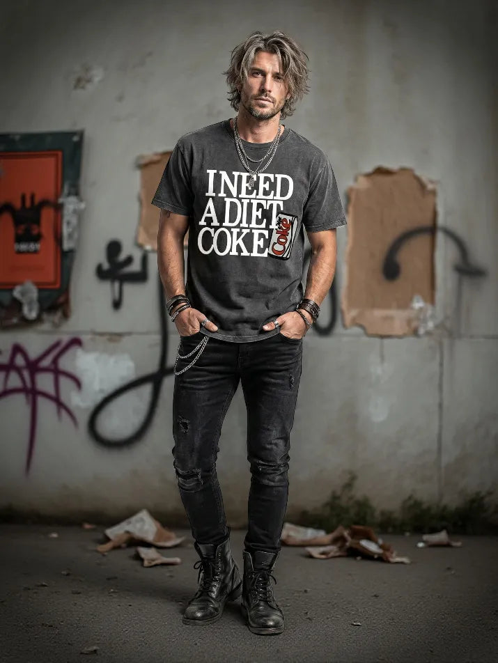 Vintage Washed Soda Logo Tee