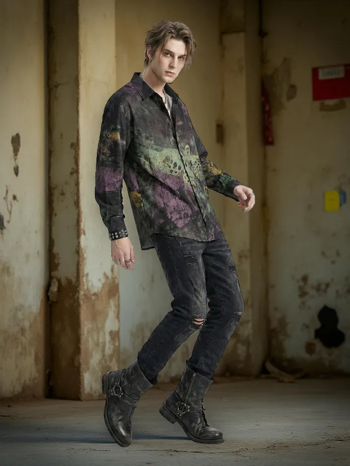 Harajuku Butterfly Print Shirt
