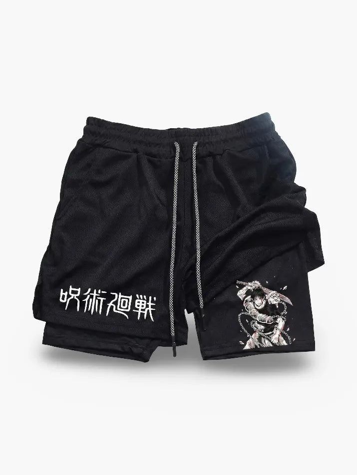 Anime Performance Mesh Shorts