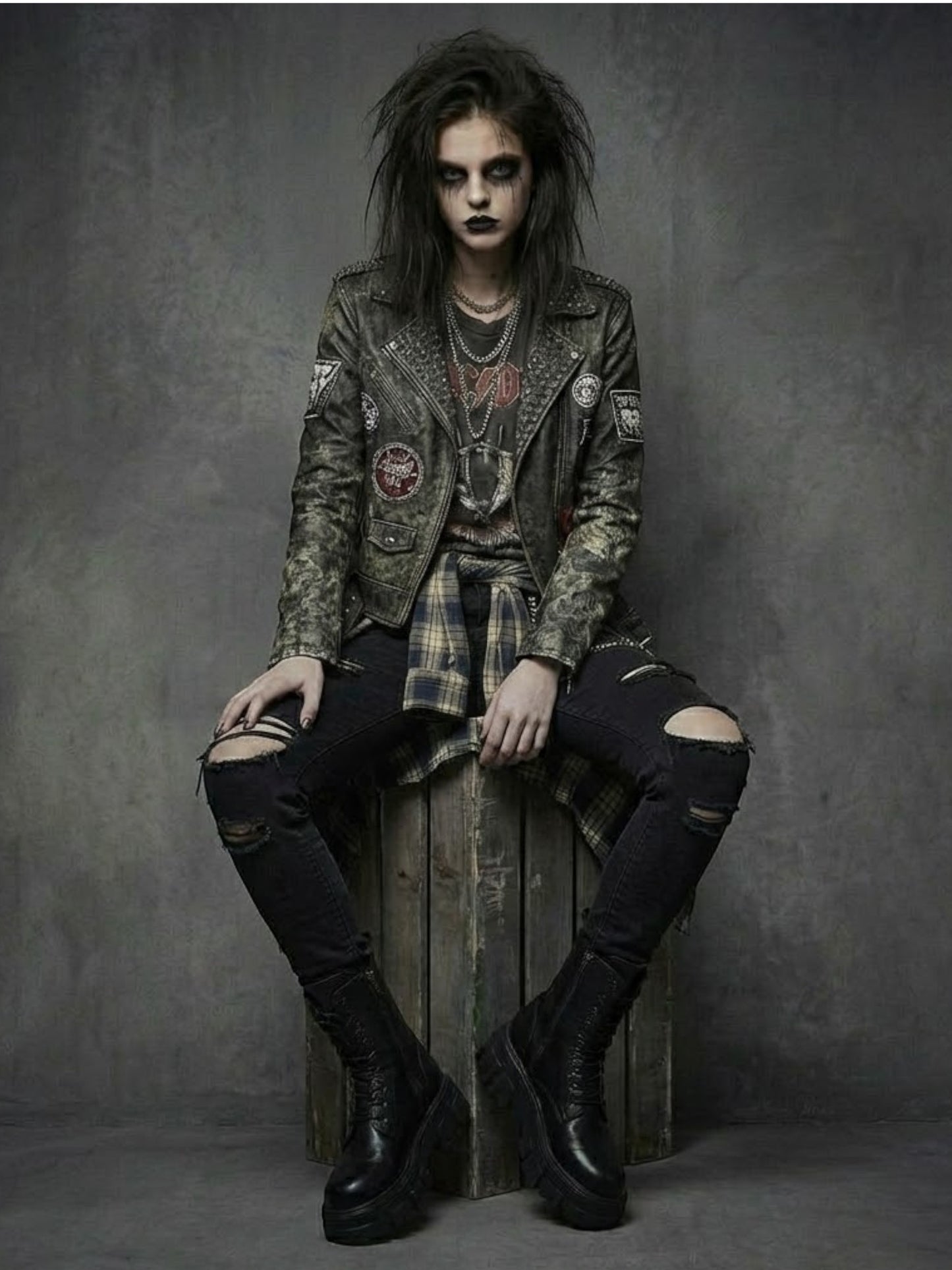Chunky Platform Punk Bulldozer Boots