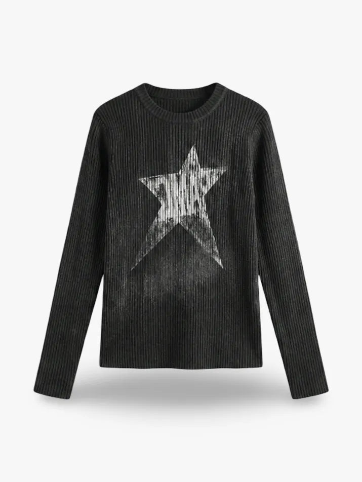 Vintage Bohemian Knit Long Sleeve Top