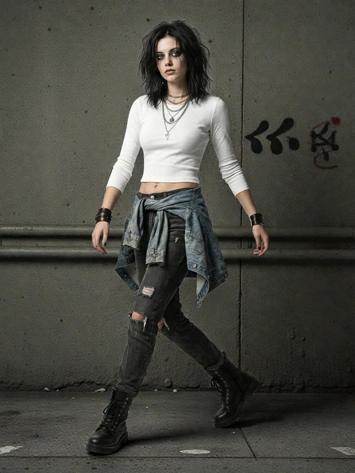Long Sleeve Crop Tee