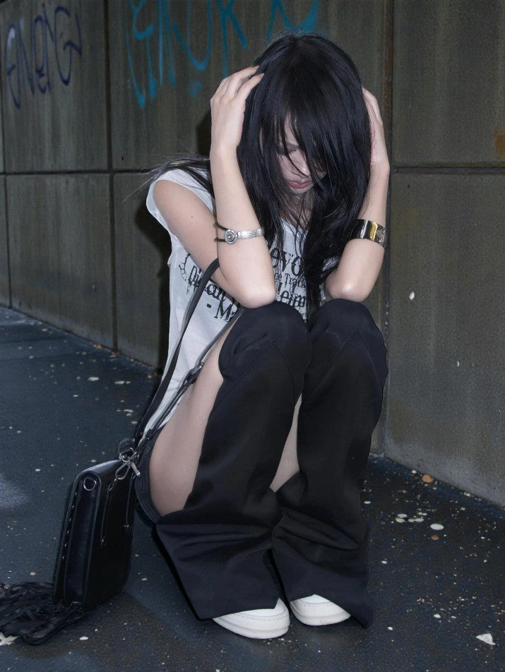 Letter Sheer Tee