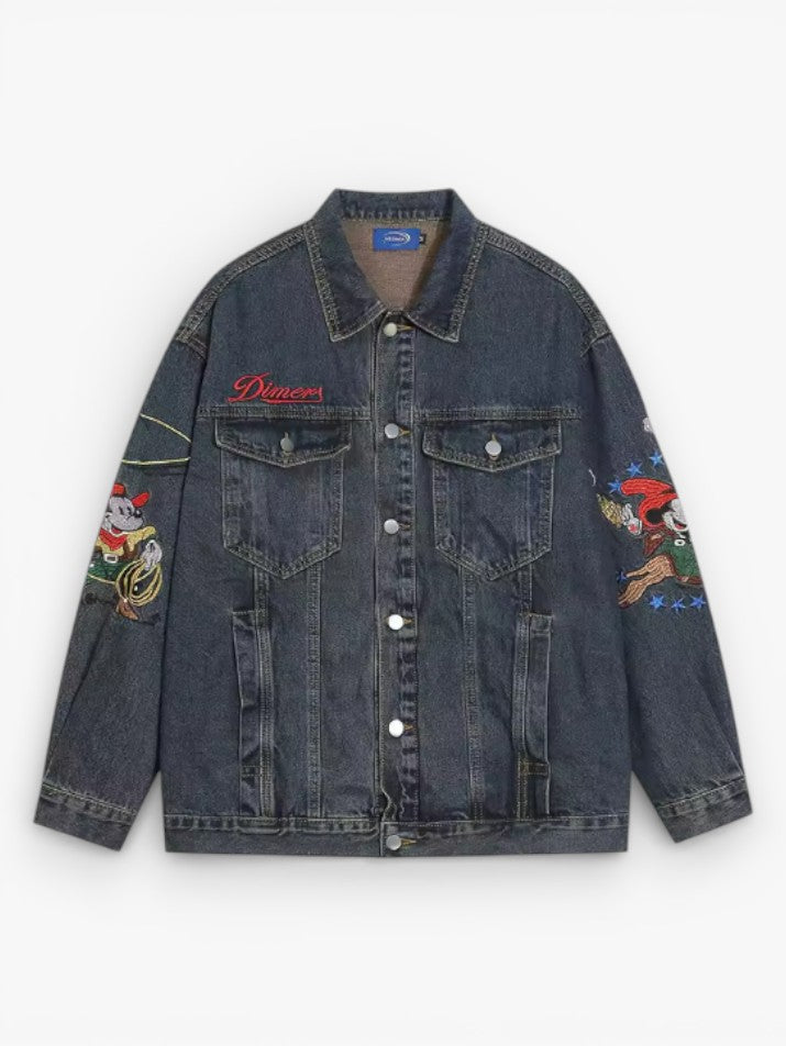 Embroidered Retro Cowboy Jacket