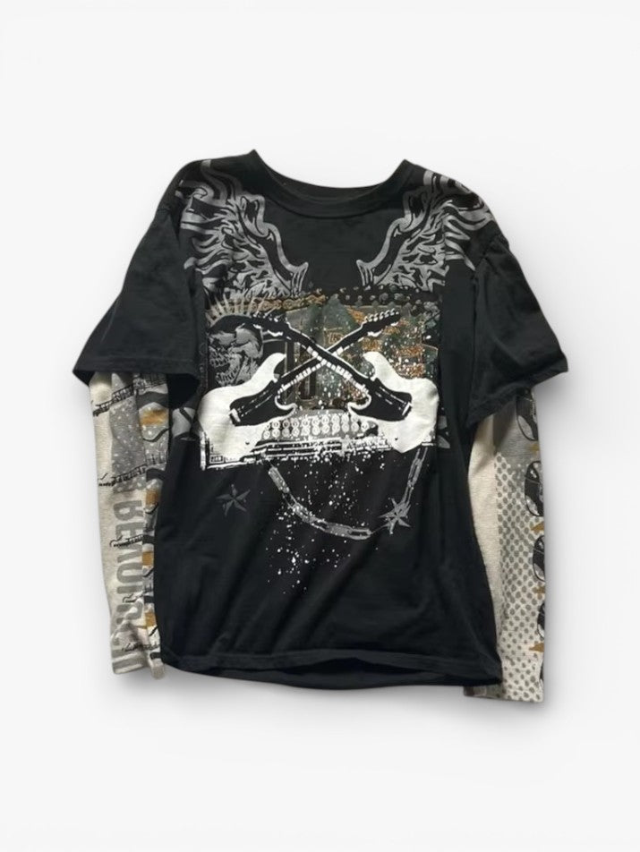 Patchwork Graphic Tee