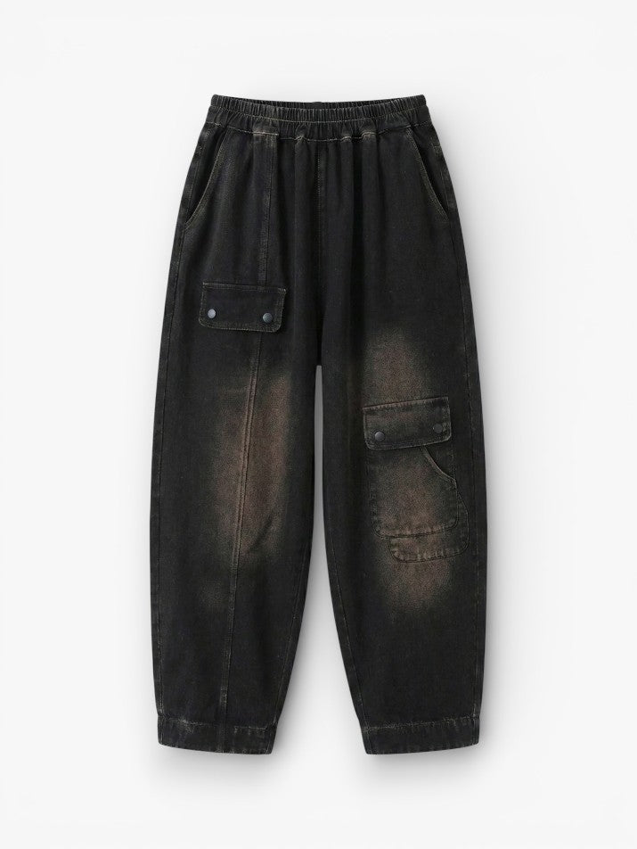 Vintage Straight Denim Pants