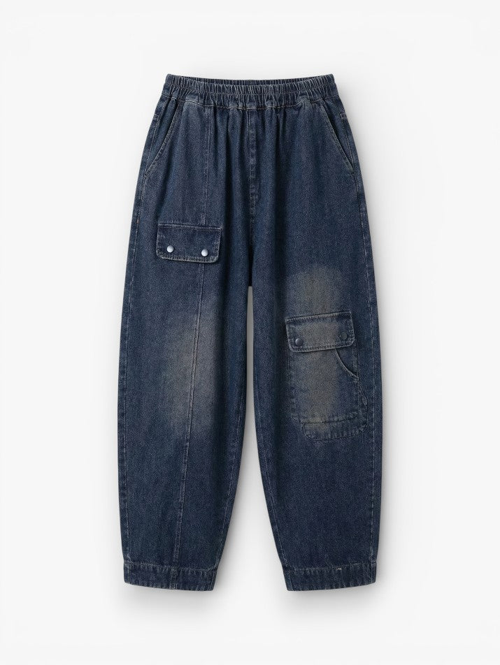 Vintage Straight Denim Pants