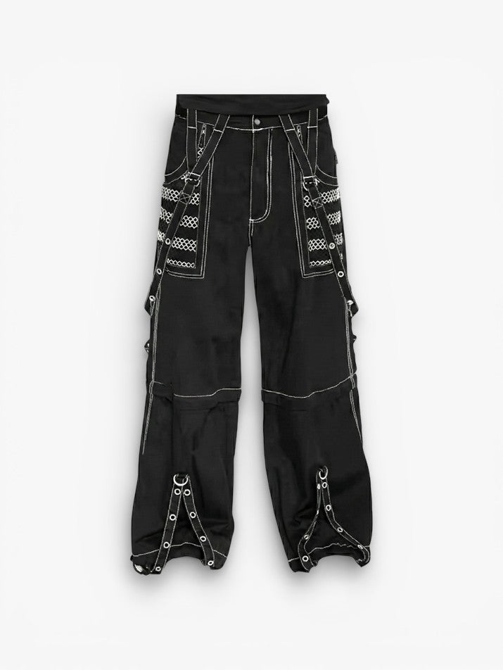 Cyber Wide-Leg Denim Pants