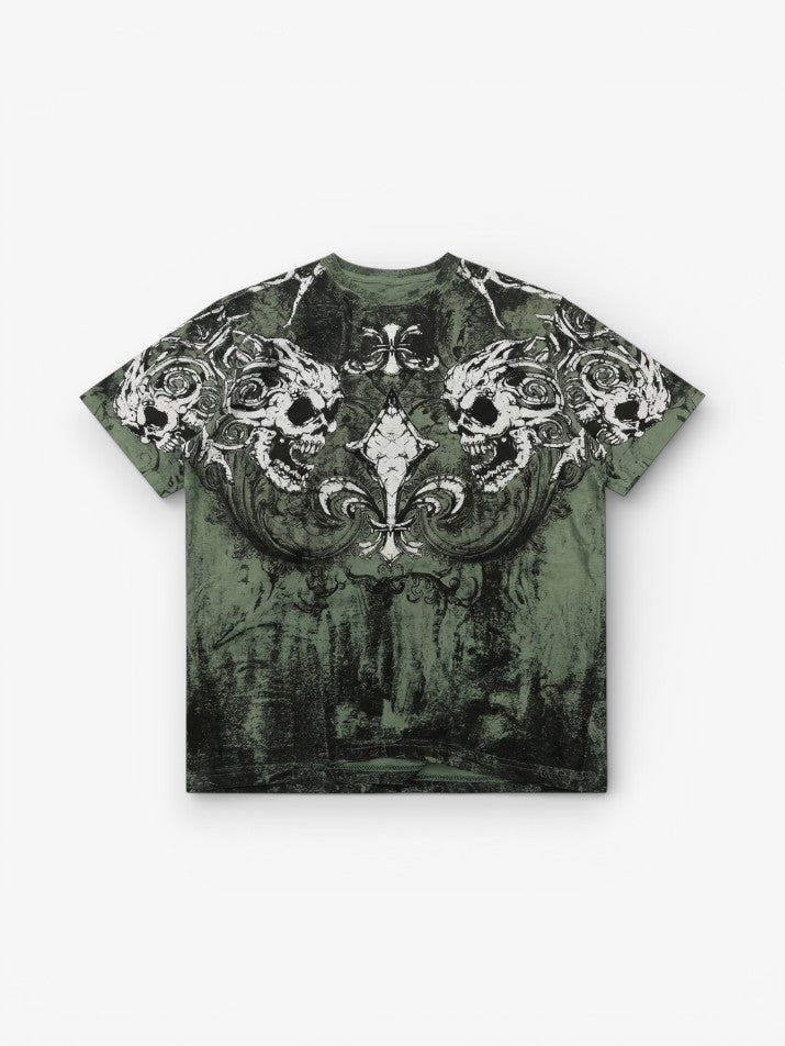 Skull Oversized Tee