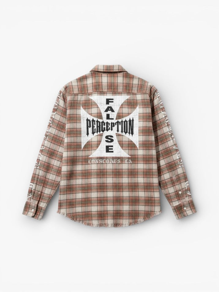 Vintage Crackle Plaid Shirt