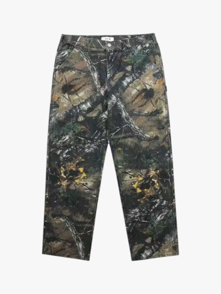 Camo Straight-Leg Pants