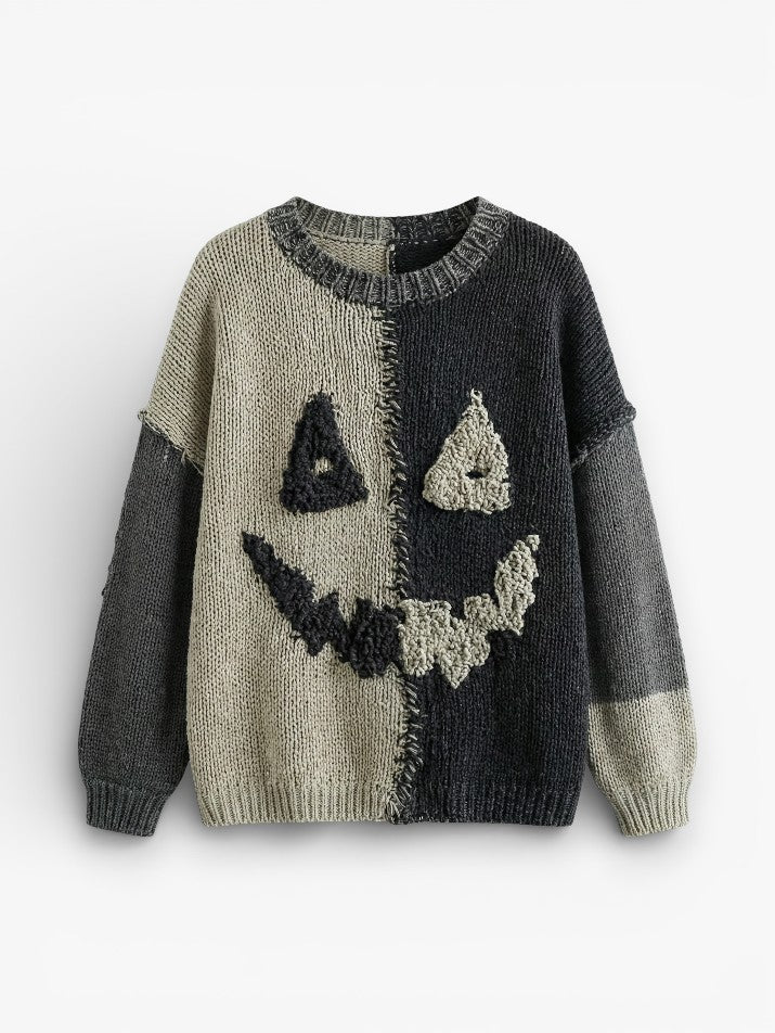 Halloween Baggy Pullover Sweater