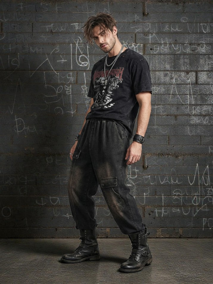 Vintage Straight Denim Pants