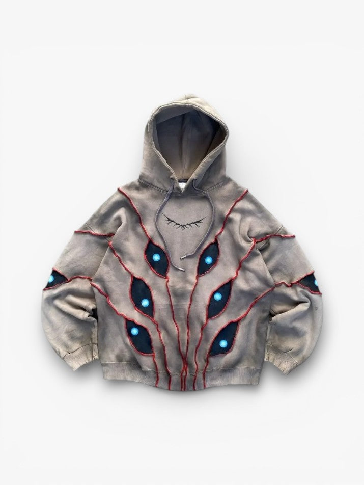 Eye Patchwork Hoodie