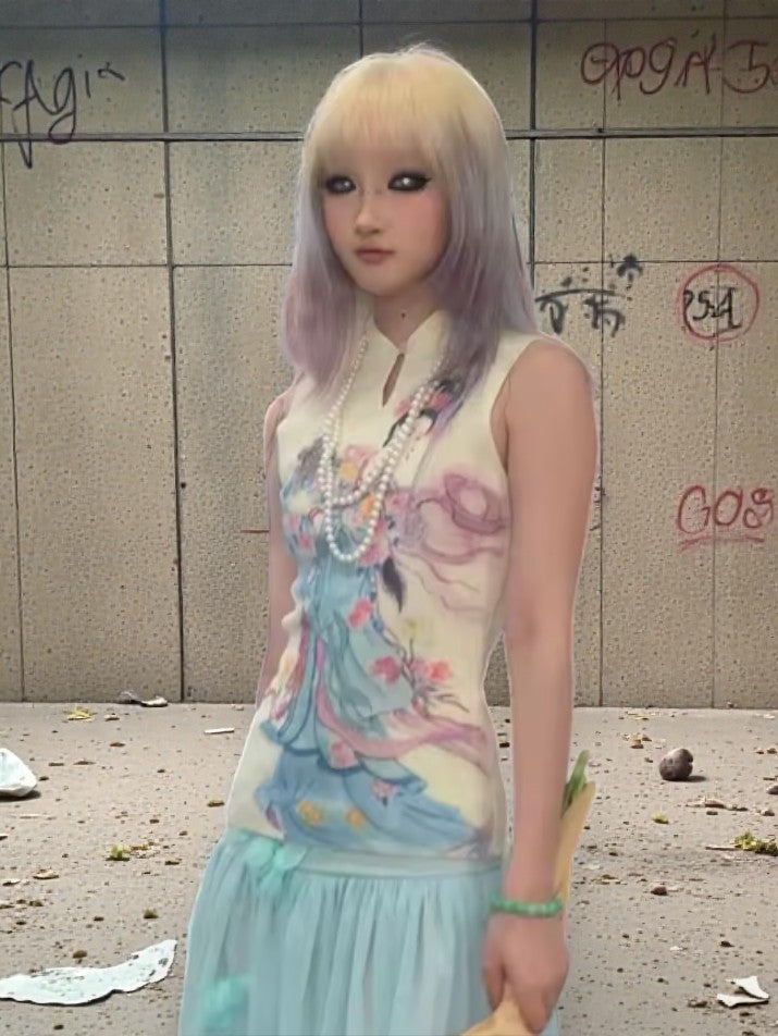 Fairycore Ribbed Tank Top