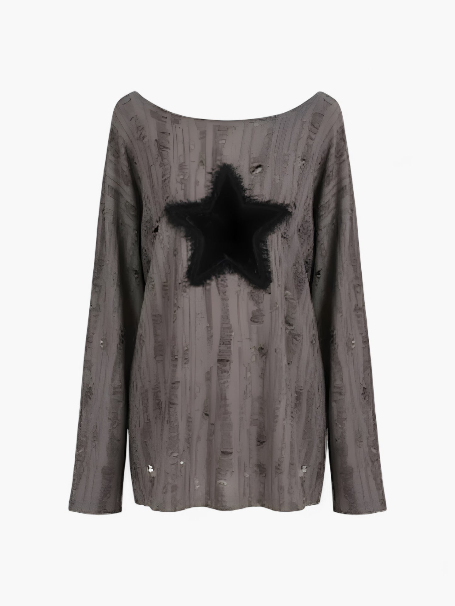 Hollow Out Long Sleeve T-Shirt