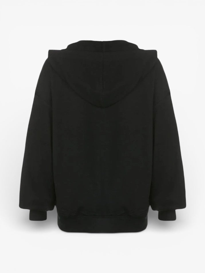 Gothic Skull Zip Hoodie
