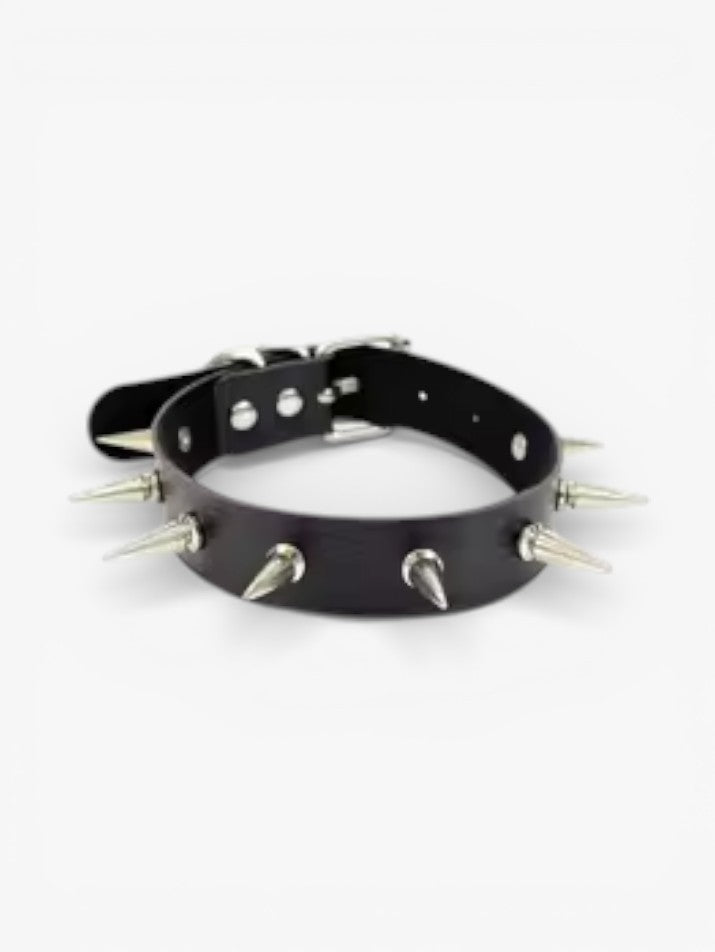 Heart PU Choker Necklace