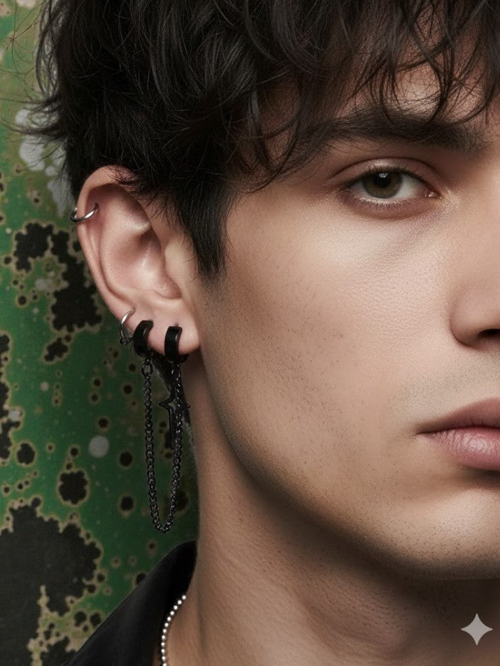 Star Clip-On Stud Earring