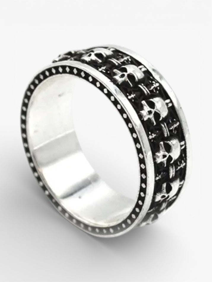Punk Skull Relic Ring