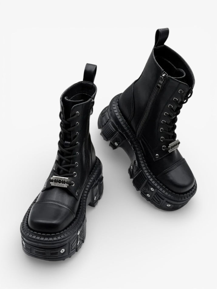 Punk Platform Ankle Boots
