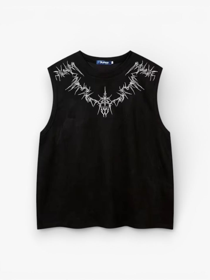 Suede Patchwork Tank