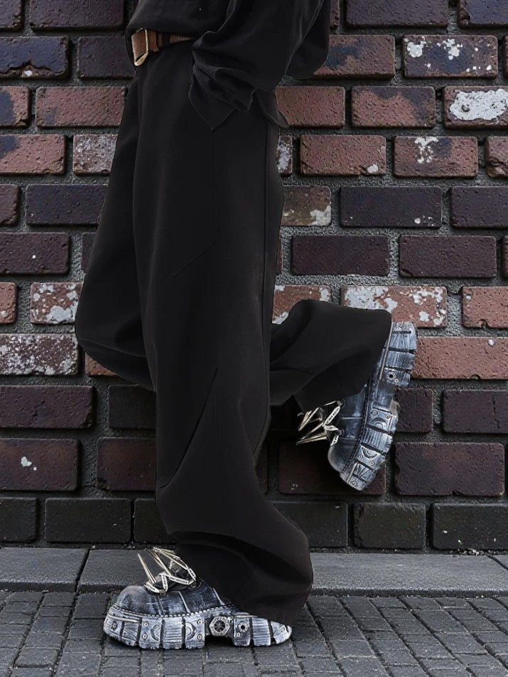 Punk Rivet Platform Ankle Boots