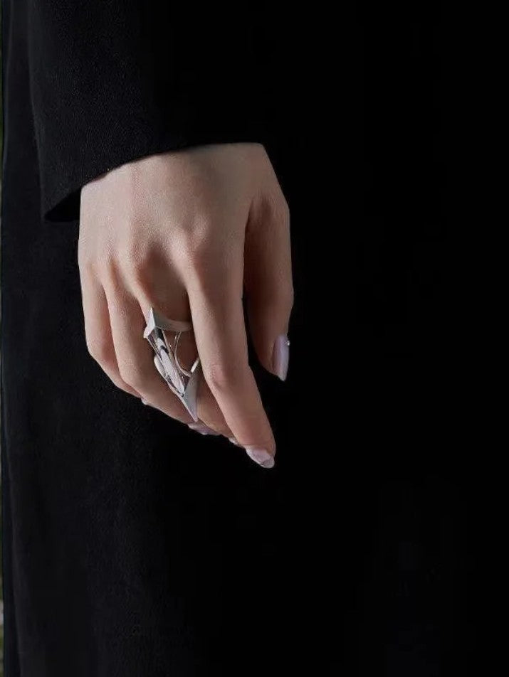 Gothic Blade Crest Ring