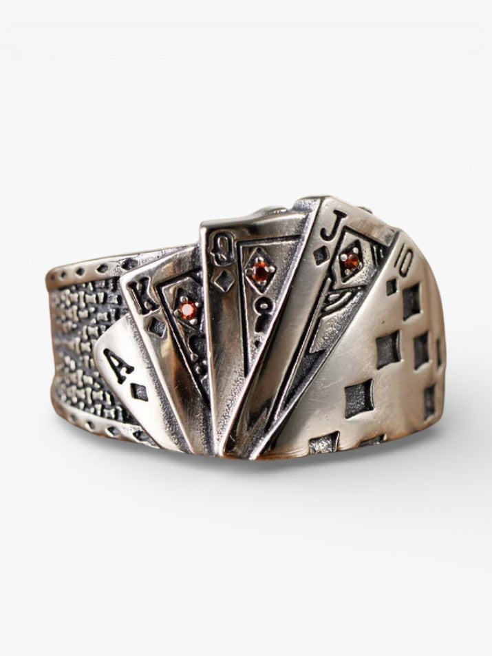Retro Royal Flush Ring