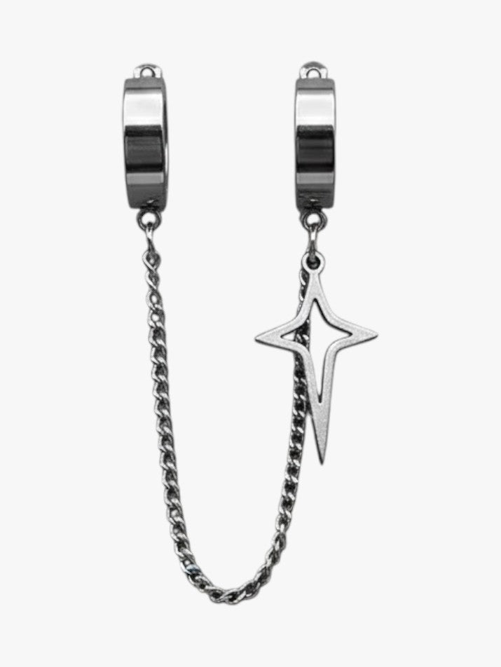 Star Clip-On Stud Earring
