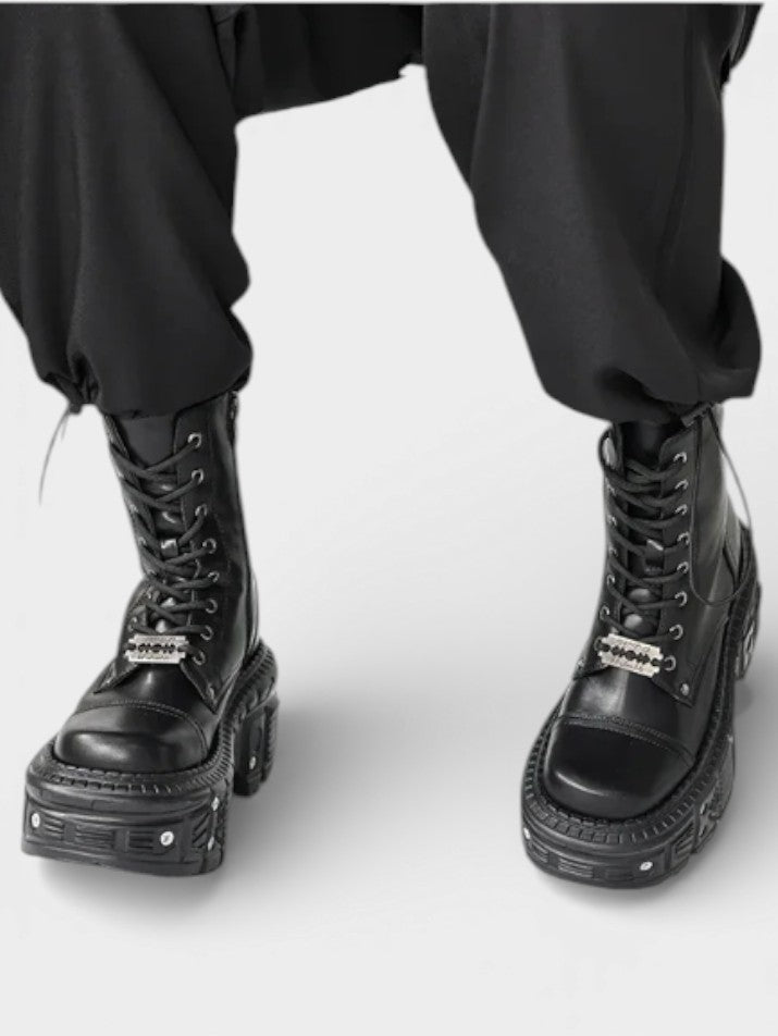 Punk Platform Ankle Boots