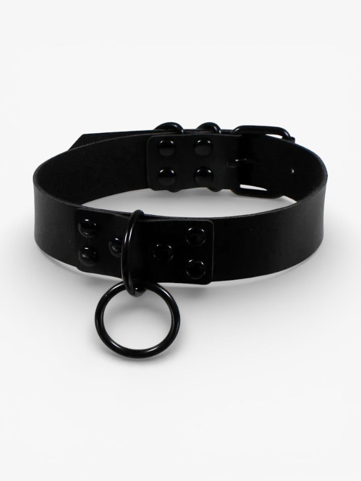 Heart PU Choker Necklace