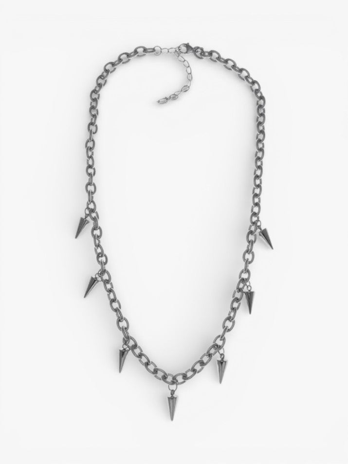 Stainless Steel Rivet Choker Necklace