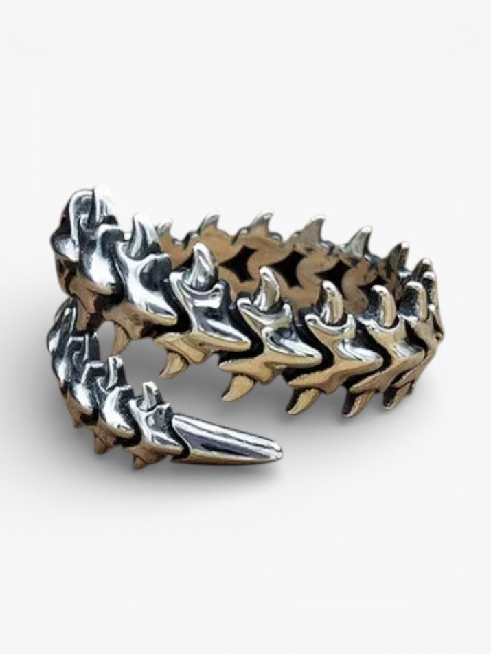 Spine Centipede Open Ring