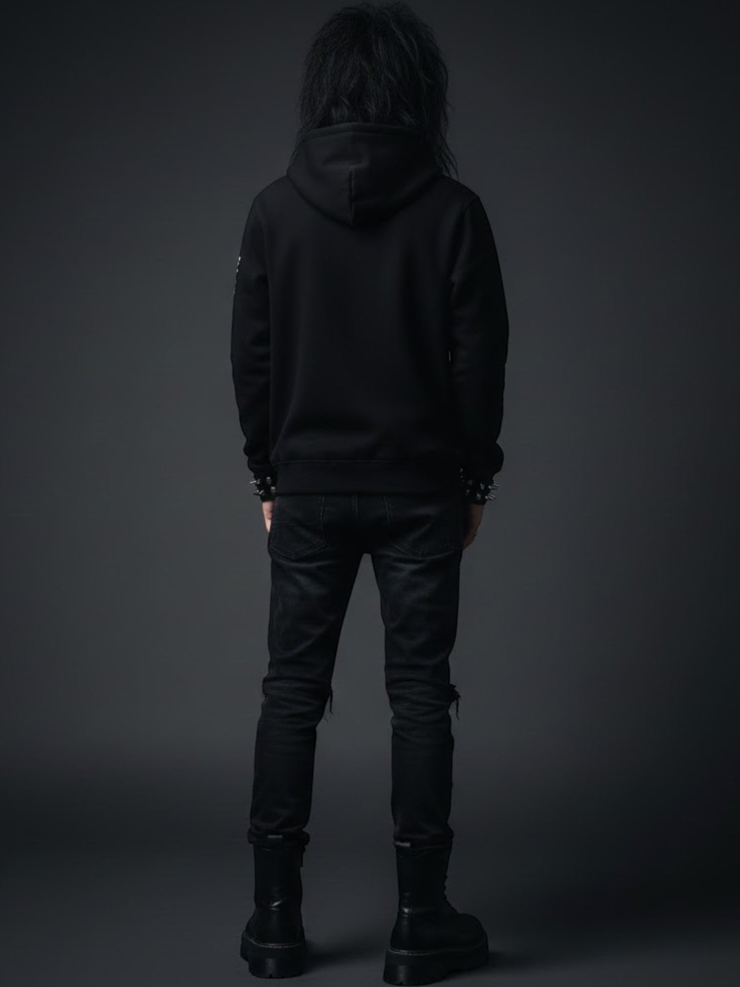 Y2K Horror Graphic Oversized Gothic Hoodie
