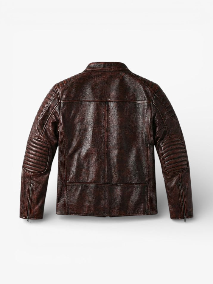 Genuine Leather Motorcycle Jacket
