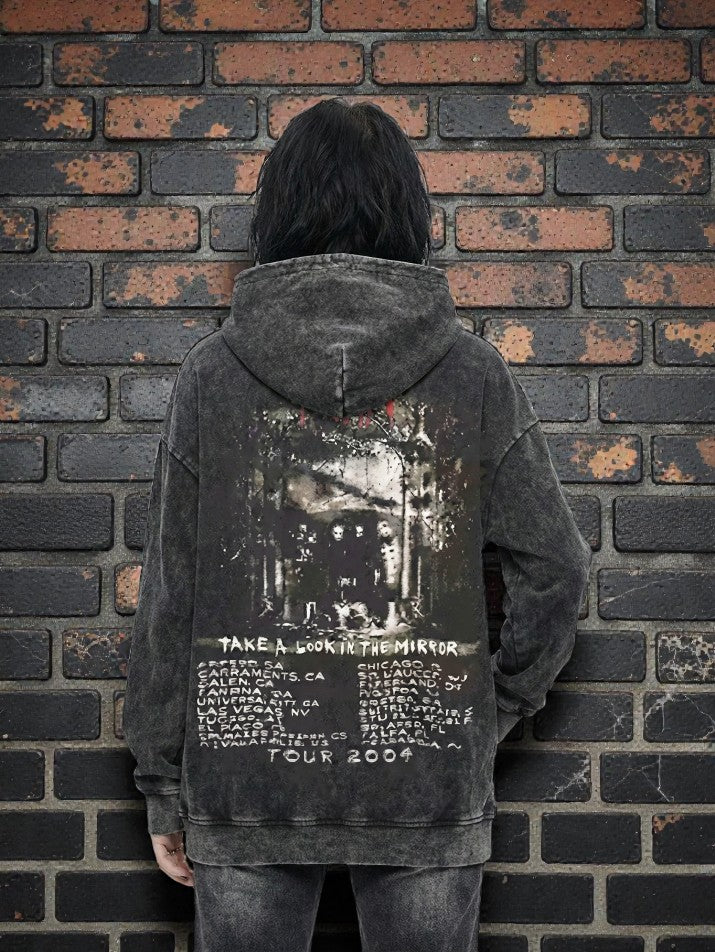 Vintage Washed Band Hoodie