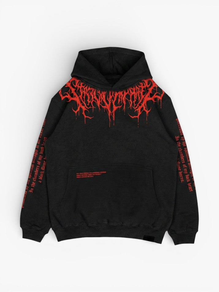 Evil Blood Skull Oversized Hoodie