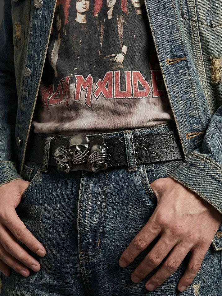 Skull Skeleton Hand Belt
